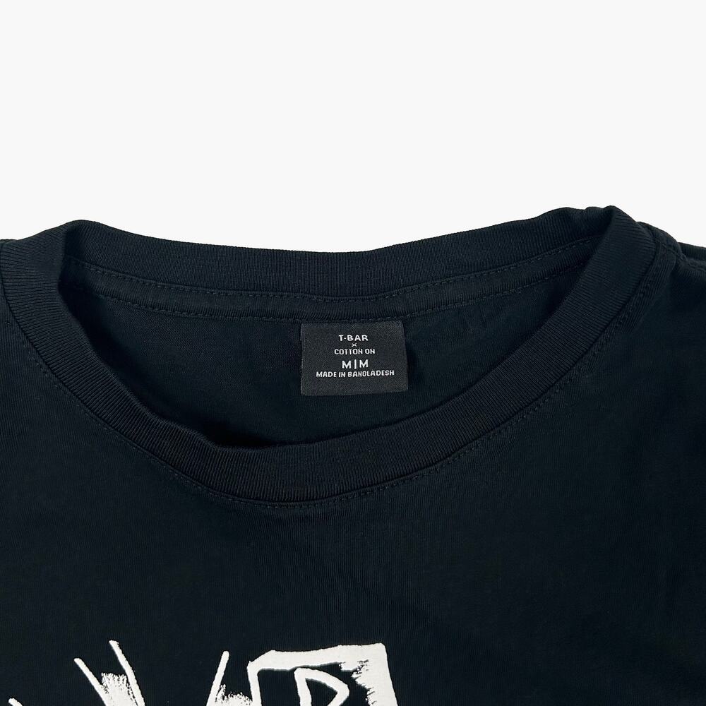 NWOT TBAR X COTTON ON Dead Days Island Graphic Print Tee (Black | Size M) - Picture 3 of 3